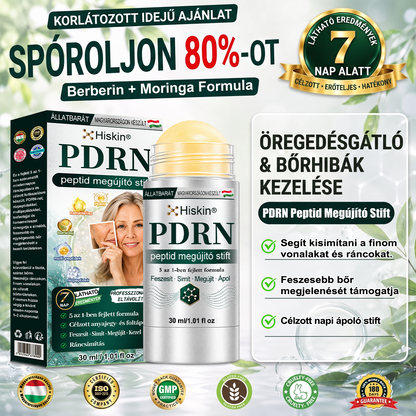 ⏰⏰ Gratulálunk! Exkluzív 𝐇𝐢𝐬𝐤𝐢𝐧® ajánlatot oldott fel! Ma további 30% kedvezményt kap a PDRN bőrmegújító stiftre. Használja ki most, amíg az ajánlat elérhető! ⏰