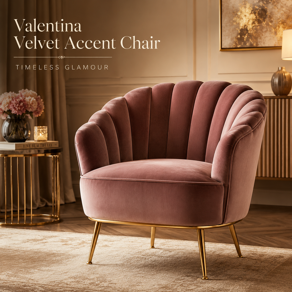 Valentina Velvet Accent Chair