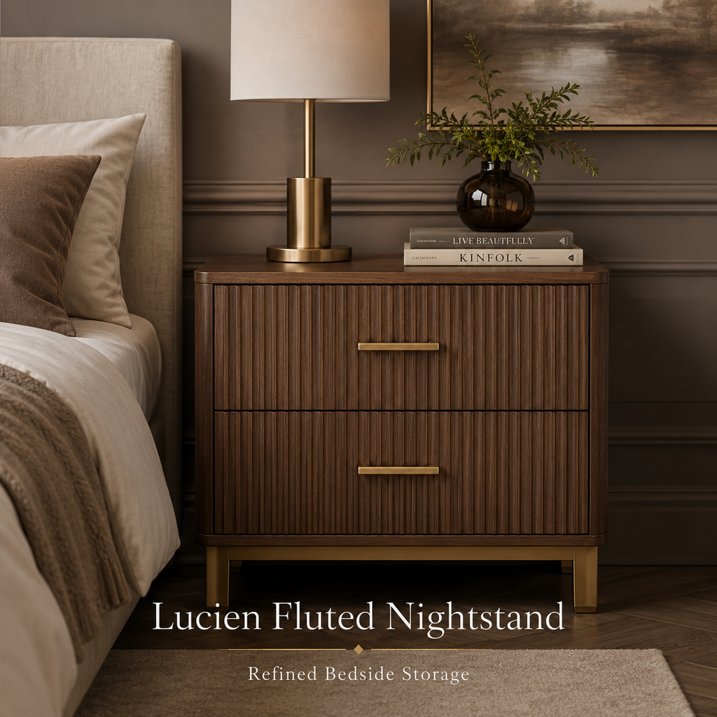 Lucien Fluted Nightstand