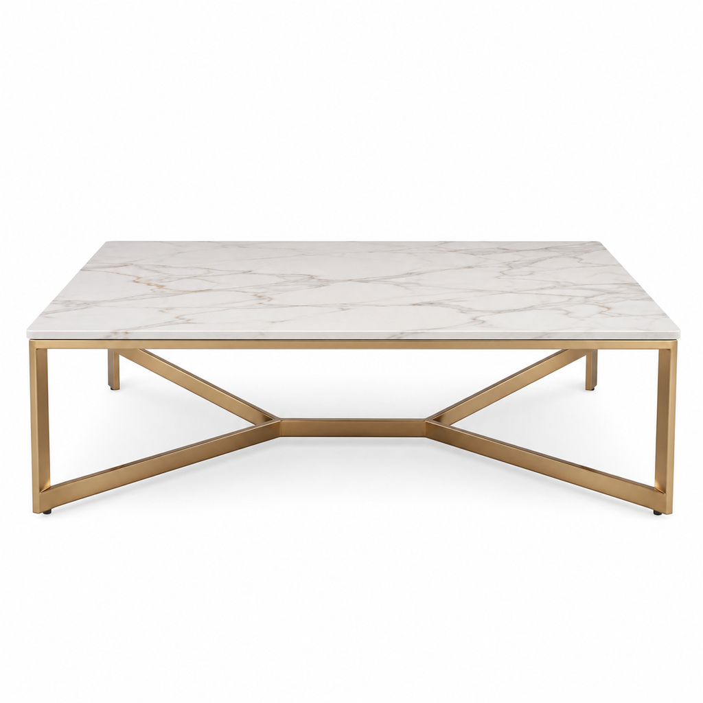 Montclair Marble-Top Coffee Table
