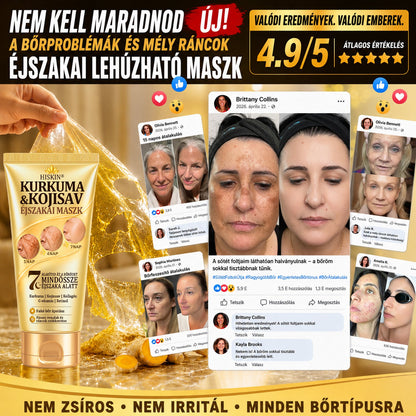 🎁 Gratulálunk! Feloldotta a 𝐇𝐢𝐬𝐤𝐢𝐧® Kurkuma × Kojinsav Éjszakai Maszk exkluzív meglepetés ajánlatát: most 50% kedvezményt kap! Ne maradjon le róla!
