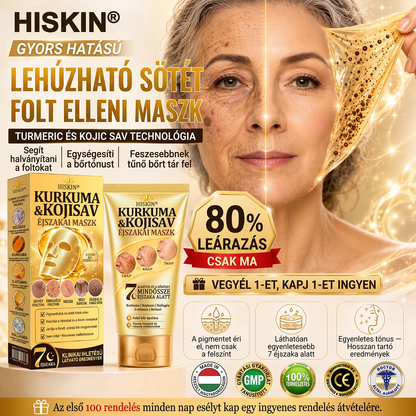 🎁 Gratulálunk! Feloldotta a 𝐇𝐢𝐬𝐤𝐢𝐧® Kurkuma × Kojinsav Éjszakai Maszk exkluzív meglepetés ajánlatát: most 50% kedvezményt kap! Ne maradjon le róla!
